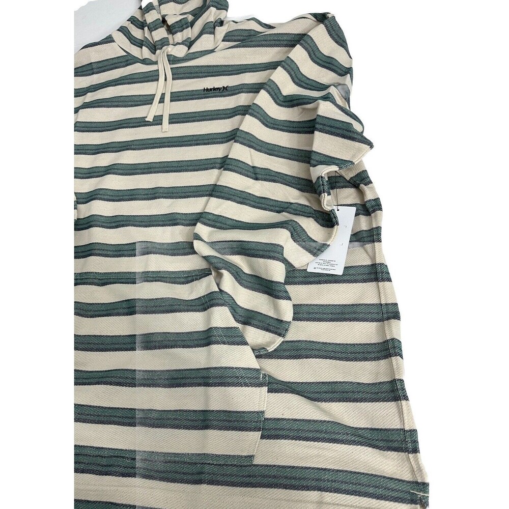 Hurley Men's Striped Modern Surf Hooded Poncho Size XXL New - Picture 7 of 16